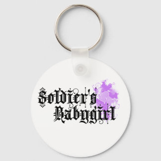 soldiers babygirl keychain