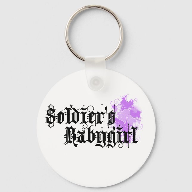 soldiers babygirl keychain (Front)