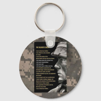 soldiers creed keychain