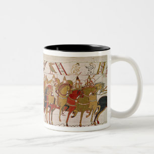 Soldiers leaving Hastings to do battle with Two-Tone Coffee Mug