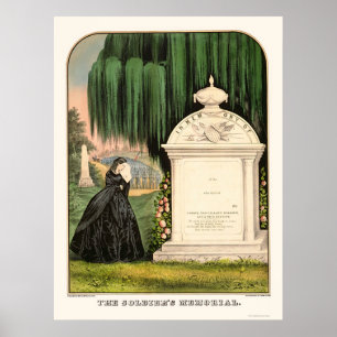 Soldier's Memorial by  1863 Poster