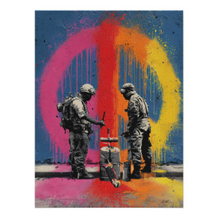 Soldiers of Peace – Street Art Rebellion Poster