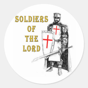 SOLDIERS OF THE LORD CLASSIC ROUND STICKER