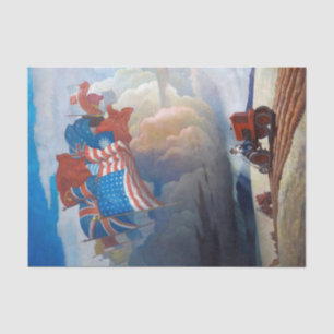 Soldiers of the Soil by Newell Convers Wyeth Tissue Paper