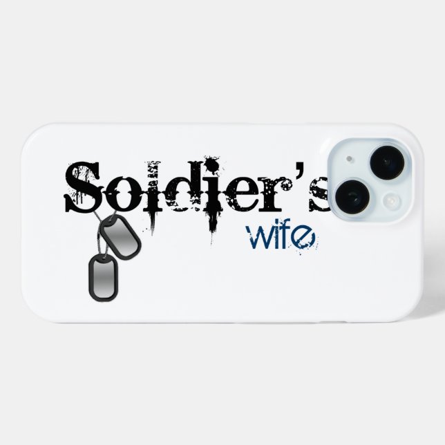 Soldier's Wife Case-Mate iPhone Case (Back (Horizontal))