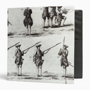 Soldiers with bayonets binder