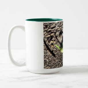Sole Leaf Two-Tone Coffee Mug