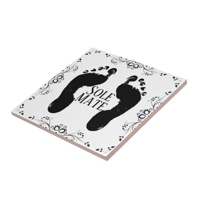Sole Mate Ceramic Tile (Side)