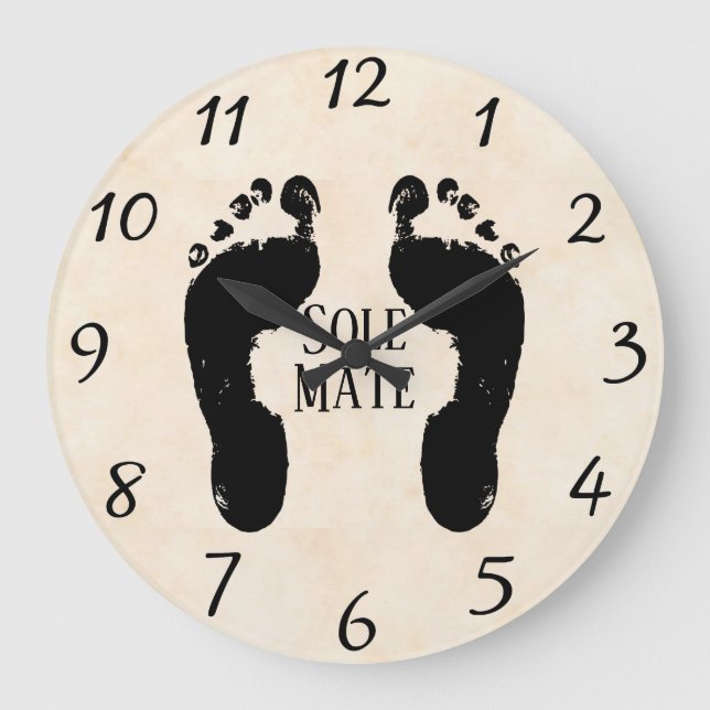 Sole Mate Wall Clock (Front)