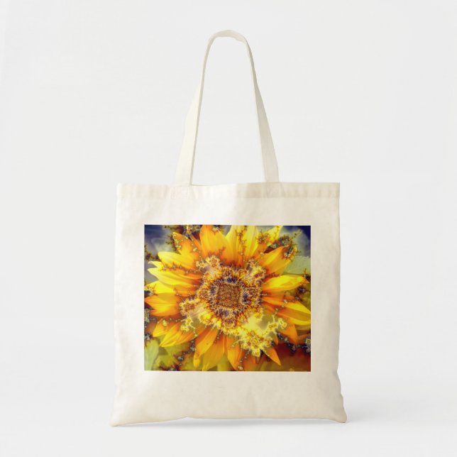 Soleil à fleurs - Sac de transport Fourre-tout (Devant)