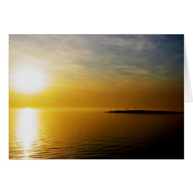 Soleil de la mer de Salish (Devant horizontal)