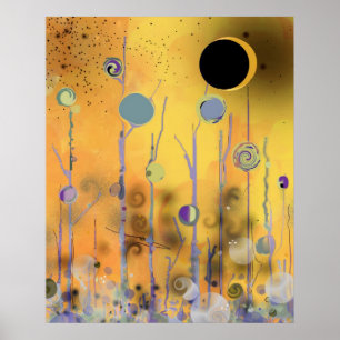Soleil du matin - Poster Abstrait