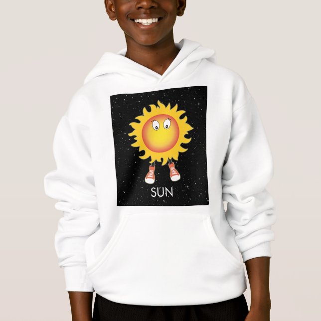 Soleil et étoiles dans l'espace (Devant)