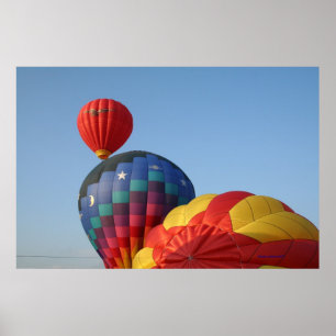 Soleil, lune et lancement d'étoile, affiche