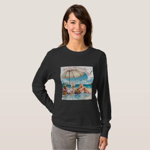 Soleil, Mer et un Bon Livre T-Shirt de plage à man