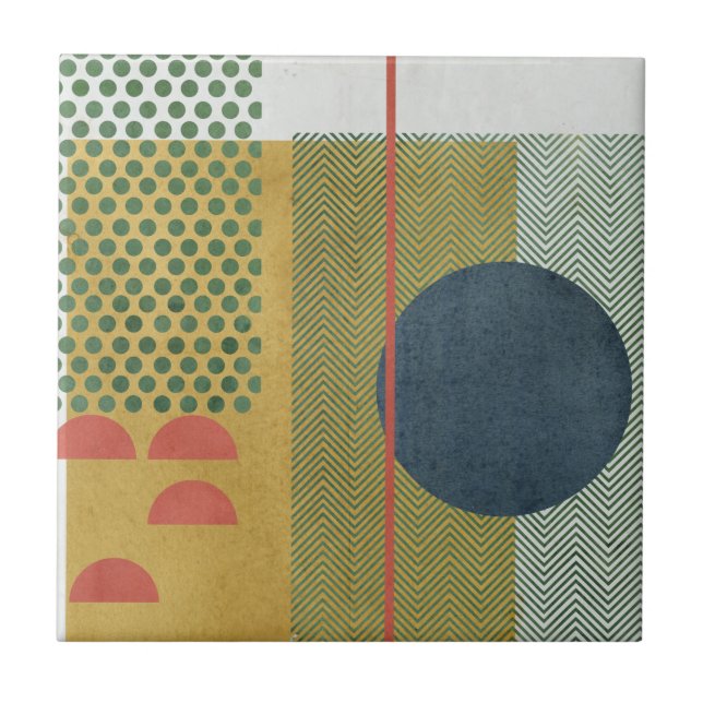 Soleil Rouge IV Tile (Front)