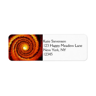Soleil spiral Abstrait