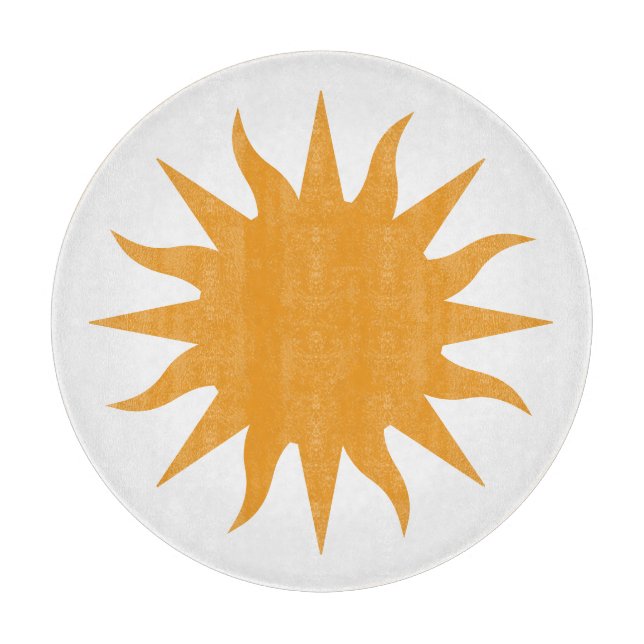 Soleil Sun Sole Cutting Board (Front)