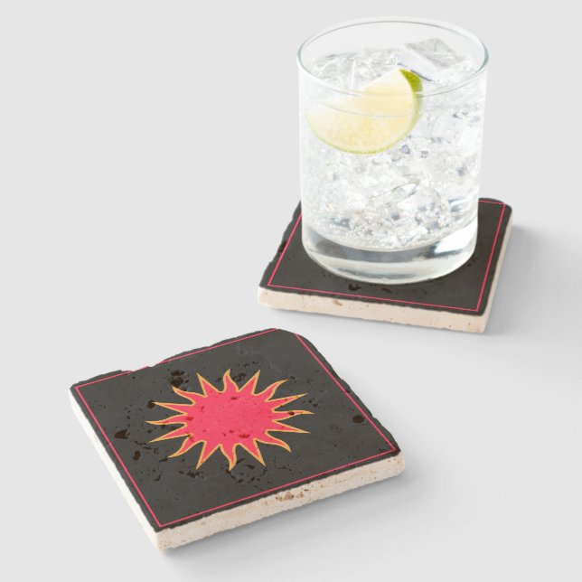 Soleil Sun Stone Coaster (Side)