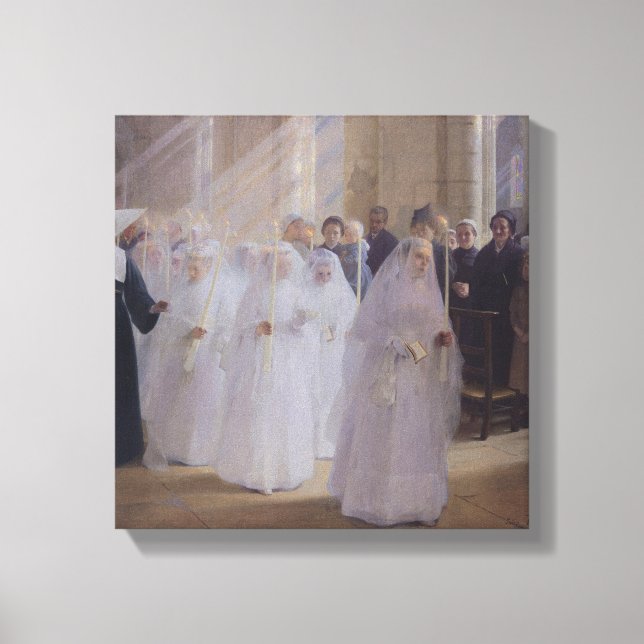 Solemn Communion Canvas Print (Front)