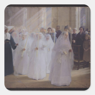 Solemn Communion Square Sticker