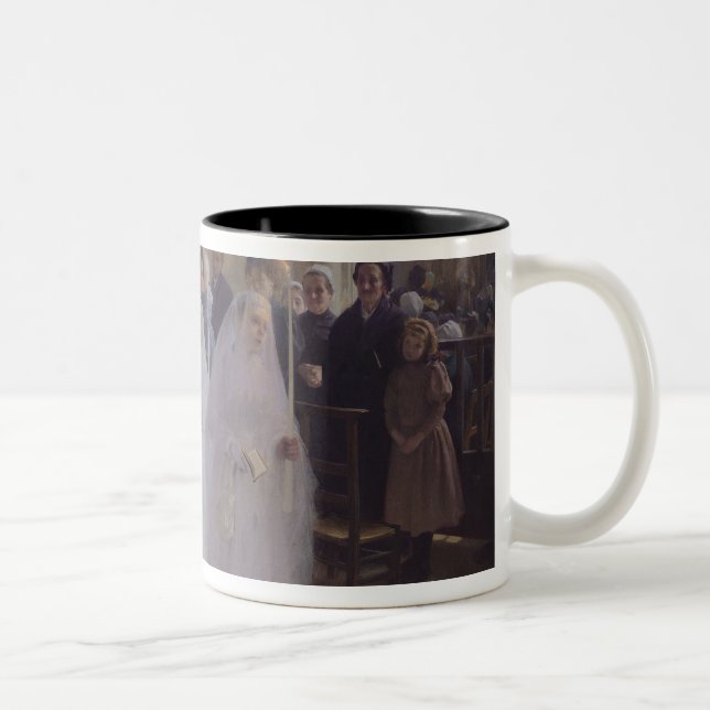 Solemn Communion Two-Tone Coffee Mug (Right)