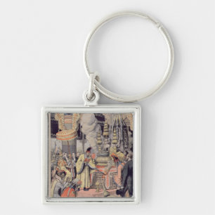 Solemn cremation of King Norodom I Keychain