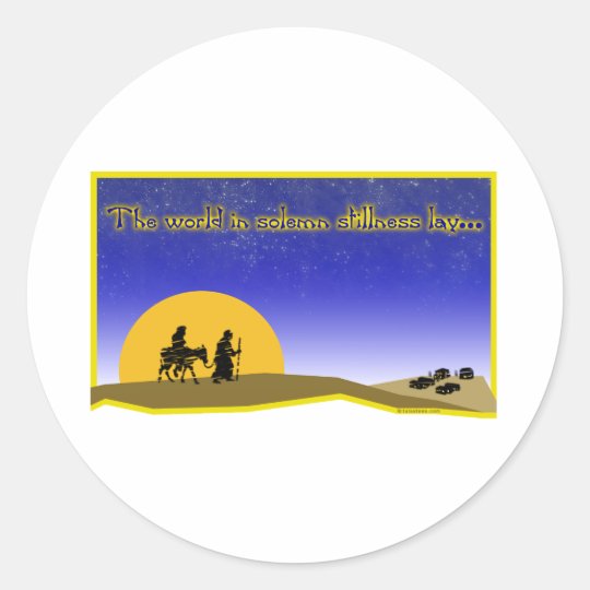 Solemn Stillness Stickers