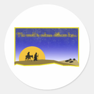 Solemn Stillness Stickers