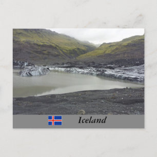 Sólheimajökull Glacier, Iceland Postcard