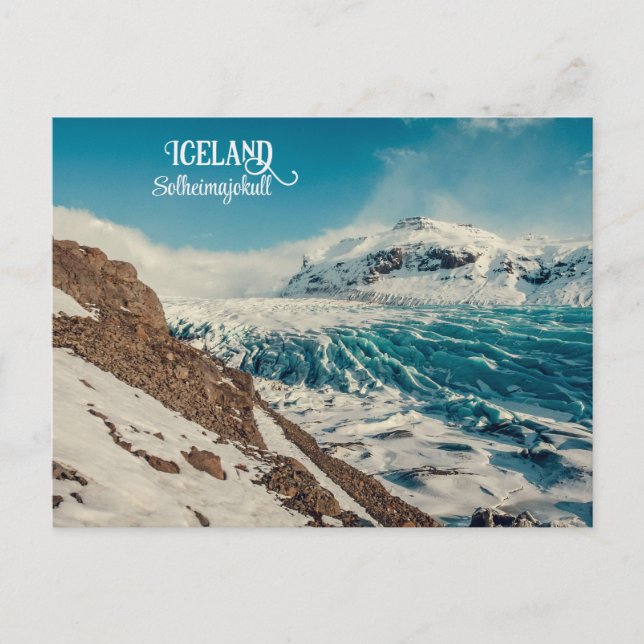 Solheimajokull, Iceland Postcard (Front)