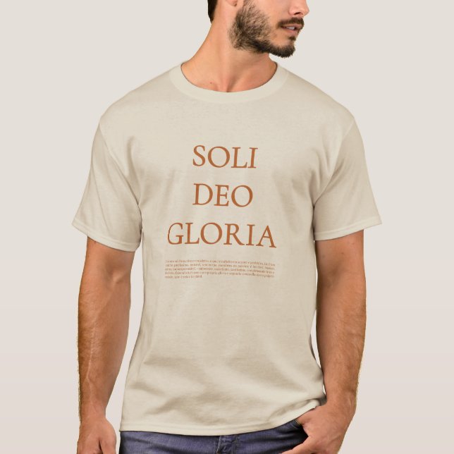 Soli Deo Gloria T-Shirt (Front)
