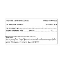 Notary Public Rubber Stamp [NPS01]