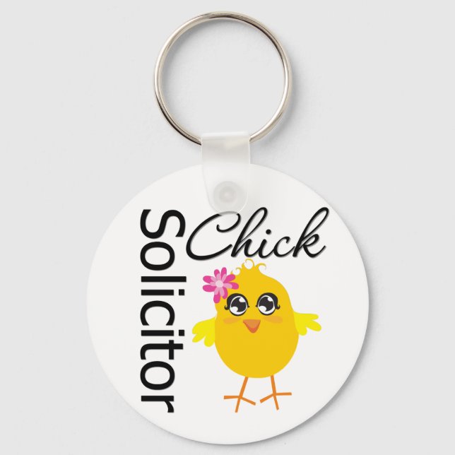 Solicitor Chick Keychain (Front)