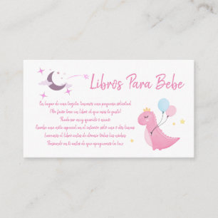 Solicitud De Libros Para Bebe, Book Request   Enclosure Card