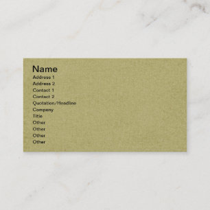 SOLID08 SOLID TAN GREENISH NEUTRAL COLOR  TEMPLATE BUSINESS CARD