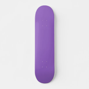 Solid amethyst purple skateboard