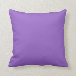 Solid amethyst purple throw pillow