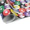 Solid and Stripe Billiards Ball Pattern