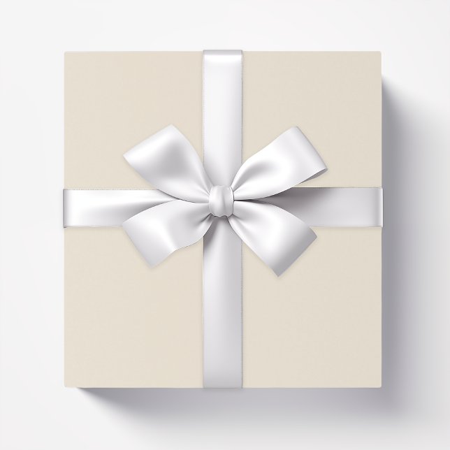 Solid antique white light beige wrapping paper (Creator Uploaded)