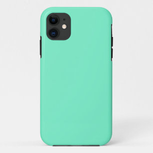 Solid aquamarine aqua mint Case-Mate iPhone case