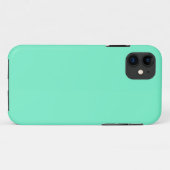 Solid aquamarine aqua mint Case-Mate iPhone case (Back (Horizontal))