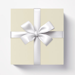 Solid beige cornsilk wrapping paper