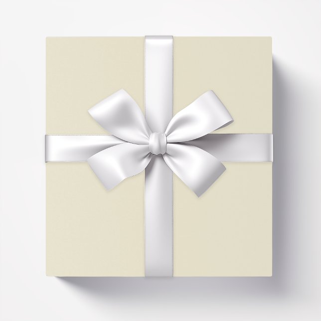 Solid beige cornsilk wrapping paper (Creator Uploaded)