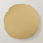 Solid Beige Round Pillow<br><div class="desc">A cute beige colour with an empty text template in three lines. Click personalize to add short words or names, or buy it as it is, as a matching solid colour. If you want the word to be in the middle, please leave the first line empty, then write the word....</div>
