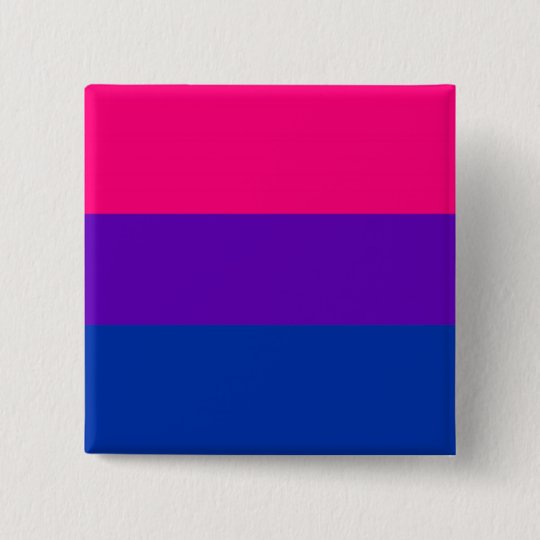 Solid Bisexual Pride Flag 2 Inch Square Button Zazzleca