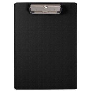 Solid Black Clipboard