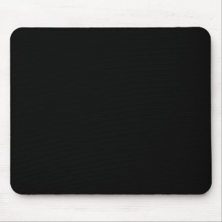 Solid Black Customizable Blank Mouse Pad