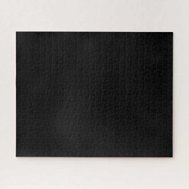 Solid Black ~  High Difficult Level Jigsaw Puzzle (Horizontal)