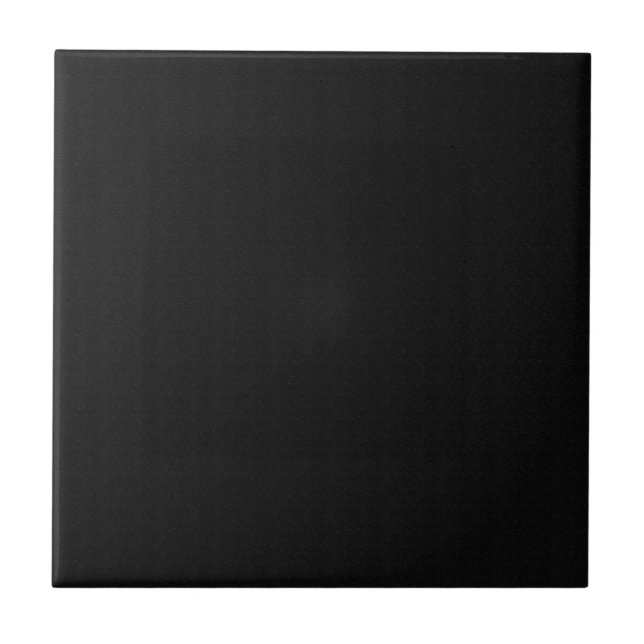 Solid Black Tile (Front)